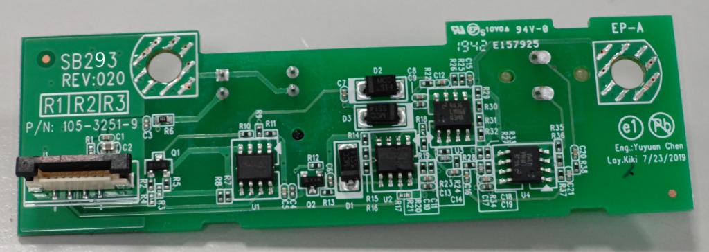 Avision 004-3371-9-SP Sensor board AV332